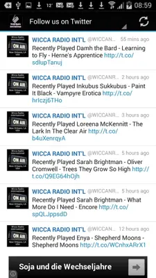 Wicca Radio International android App screenshot 0